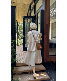 style code 大人の夏を軽やかにする 牛革 メッシュ バケットショルダー