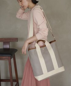 TOPKAPI 【Breath TOPKAPI】スコッチグレイン ネオレザー 縦型 A4 トート バッグ ショルダー付き L