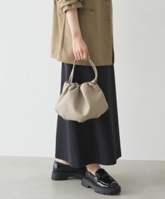 russet レザー巾着4WAYショルダーバッグ(CE-1454)