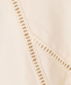 23区 L 【SLOW/一部店舗限定】ウォッシュドコットンストレッチ ブラウス