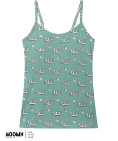 une nana cool 【ムーミン】MOOMIN × une nana ccol カップ付キャミソール