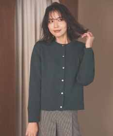 ANY 【UVカット・洗濯機可】クロップド丈スナップカーディガン