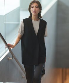 23区 【洗える】シアーベロア リラックス Tシャツ