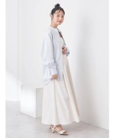 earth music&ecology フラワージャガードシャツ