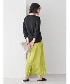 AMERICAN HOLIC 接触冷感トライアングルスリーブニットプルオーバー