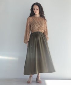 Green Parks ■ＥＳＣＡＲ　ハイブリットフレアワンピース