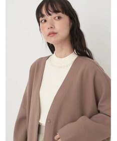 earth music&ecology 圧縮風ポンチコーディガン