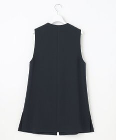 J.PRESS LADIES 【セットアップ対応・洗える】セラテリーダブルクロス ジレ