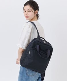 LeSportsac MEDIUM E/W BACKPACK/ディープシーブルー