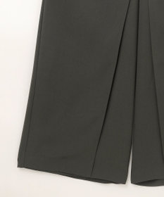 GRACE CONTINENTAL ラップレイヤードパンツ