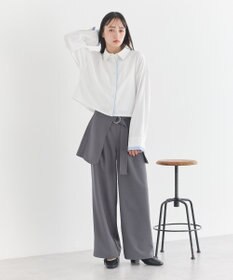 earth music&ecology パイピングショートシャツ