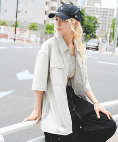 WEGO 【ユニセックス着用ITEM/MLサイズ展開/機能シャツ】リップストップシャツ（SS）