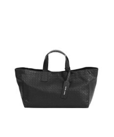 UNBILLION カシュカシュ cachecache / メッシュエンボス横長ショッパートート