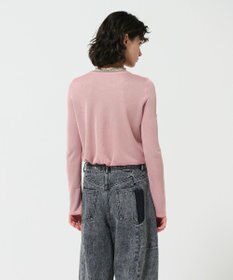 GRACE CONTINENTAL シアークルーニットトップ