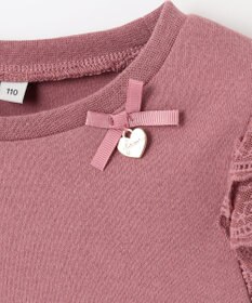 ANY KIDS 袖 レース ガーリー Ｔシャツ