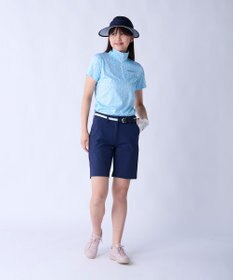 FILA GOLF／marie claire 【Marie claire sports】小花柄ハーフジップ半袖シャツ