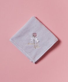 Maison de FLEUR ローズ刺繍タオルハンカチ