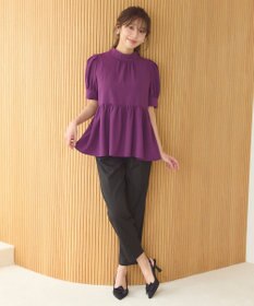 Feroux 【洗える】マリンテーパードパンツ