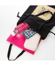 UNBILLION カシュカシュ cachecache / アソート生地LOVE巾着バッグ