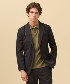 J.PRESS MEN 感動！？上品な見た目に着心地抜群なセットアップ【MECHANICAL】【超軽量 / 清涼感 / 洗える】ハイパワーストレッチジャケット ブラック系