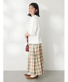 CRAFT STANDARD BOUTIQUE ウ゛ィンテージ風天竺　パール釦クルーカーデＬ／Ｓ