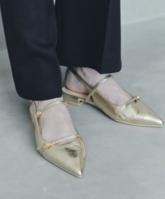 YECCA VECCA バックストラップメリージェーンパンプス