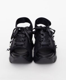 WEGO 厚底レースアップリボンスポサン