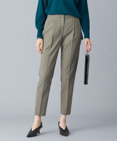 ICB 【新色追加・洗える】 ウールマットウース テーパードパンツ