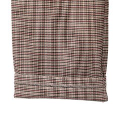 earth music&ecology チェックストレートパンツ