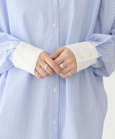 AMERICAN HOLIC イージーケアバンドカラーロングシャツ