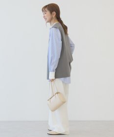 AMERICAN HOLIC イージーケアバンドカラーロングシャツ