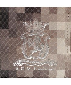 A.D.M.J. 【牛革】スネーク型押し/オーガナイザーパース