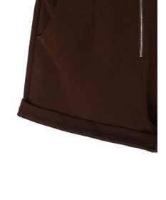 earth music&ecology フロントジップショートパンツ