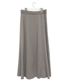 23区 【SLOW/洗える】ワイドリブジャージー フレア スカート