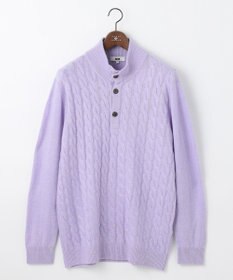 JOSEPH ABBOUD 【キングサイズ・カシミヤ混/洗える】カシミヤブレンド ハイネック プルオーバー ニット