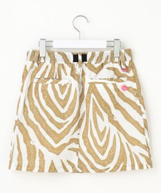 PW CIRCULUS 【高通気 / 軽撥水 / 軽量のDotAir 使用】【WOMEN】ゼブラ柄スカート ゴルフウェア レディース