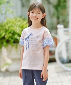 組曲 KIDS 【110-140㎝】リボンリスト Tシャツ