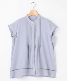 組曲 【先行予約】スムースクロス ピンタックブラウス