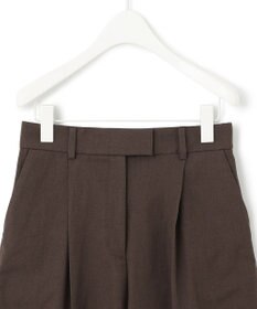ICB 【洗える】 LooseWeave タックショートパンツ