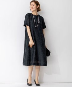 23区 S 【APPLAUDIR】シアーフラワージャカード ドレス