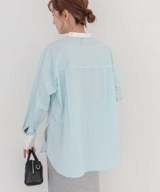 AMERICAN HOLIC イージーケアバンドカラーロングシャツ