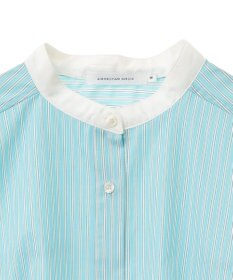 AMERICAN HOLIC イージーケアバンドカラーロングシャツ