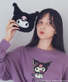 earth music&ecology マイメロディ＆クロミ／ｅａｒｔｈ　フェイスポーチ