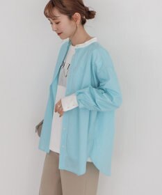 AMERICAN HOLIC イージーケアバンドカラーロングシャツ