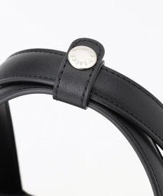 Y'SACCS 【リサイクルレザー】メッシュかごバッグ　large