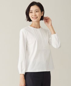 J.PRESS LADIES S 【吸水速乾】プレーティングジャージー ハシゴレース カットソー