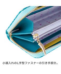 tsumori chisato CARRY クラフトフラワー ラウンドファスナー長財布　花柄　牛革　日本製