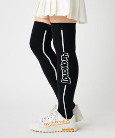 FILA GOLF／marie claire 【LOUDMOUTH】ロゴ入りニーハイソックス