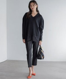 組曲 L ハンサムツイルテーパード パンツ