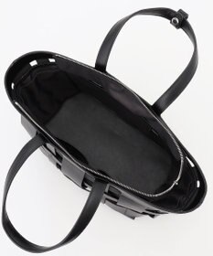 Y'SACCS 【リサイクルレザー】メッシュかごバッグ　large